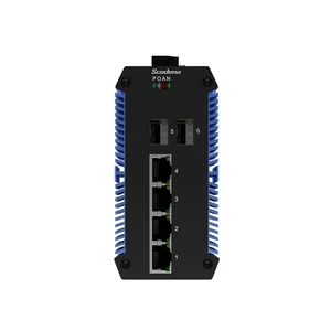XPTN-9000-65-2FX4TP-X Switch Công nghiệp Scodeno 6 cổng 2*100 Base-FX, 4*10/100 Base-TX PoE